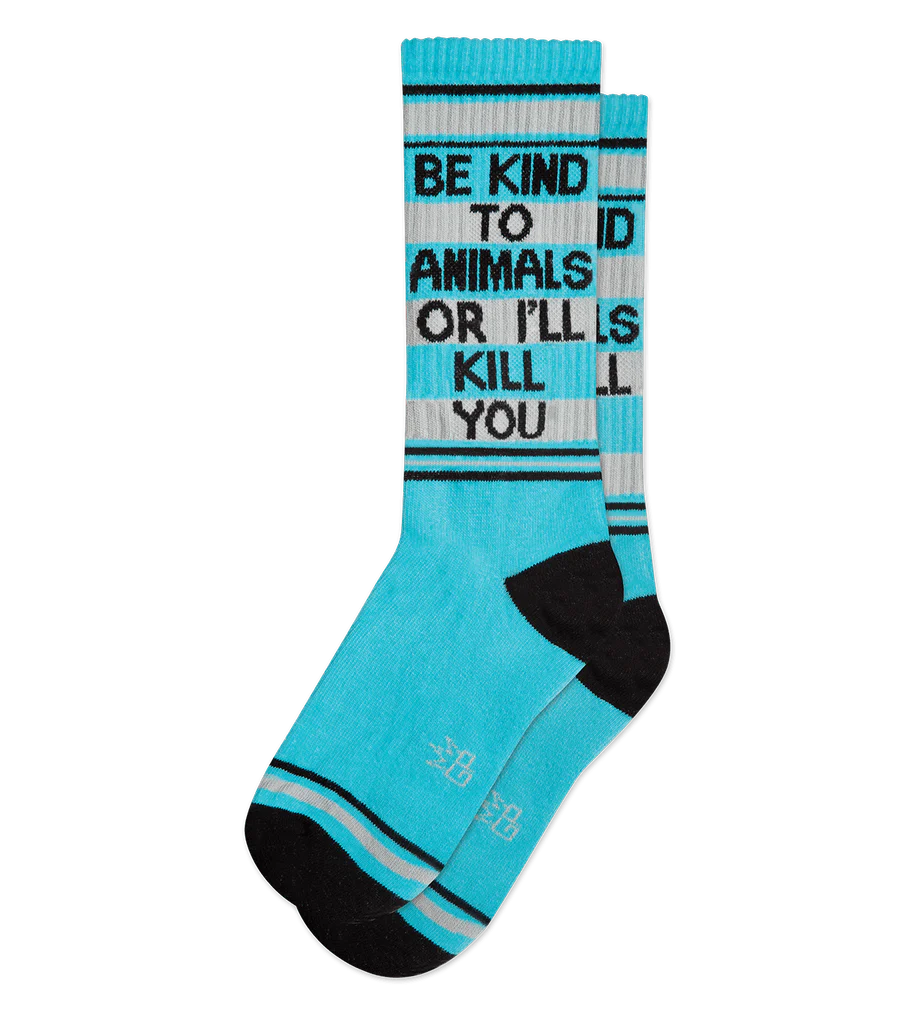 Be kind to animals or I’ll kill you