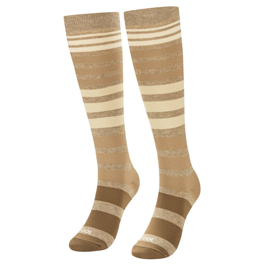 Beige Striped Compression